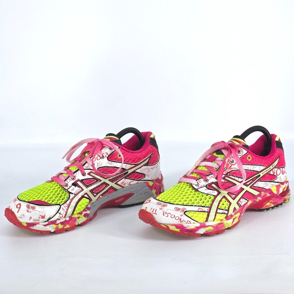 Asics Gel-Noosa Tri 6 Womens 10 Multicolor Running Shoes T163N Graffiti Athletic - Picture 6 of 11